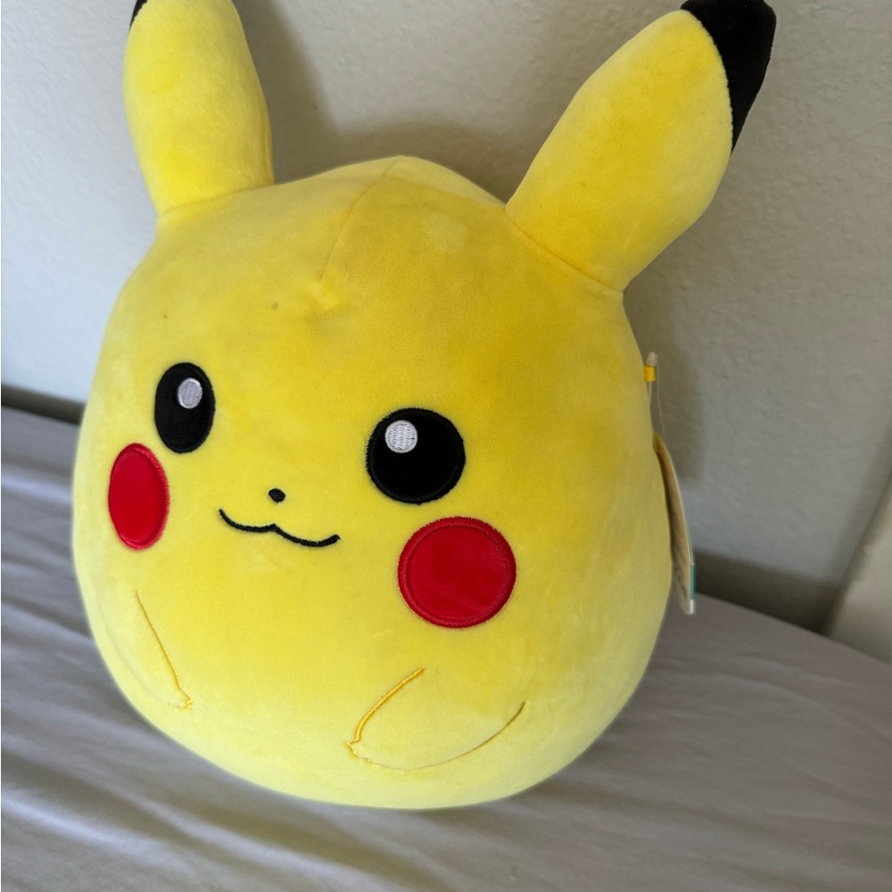Yellow Pikachu Plush Toy Squishmallow
